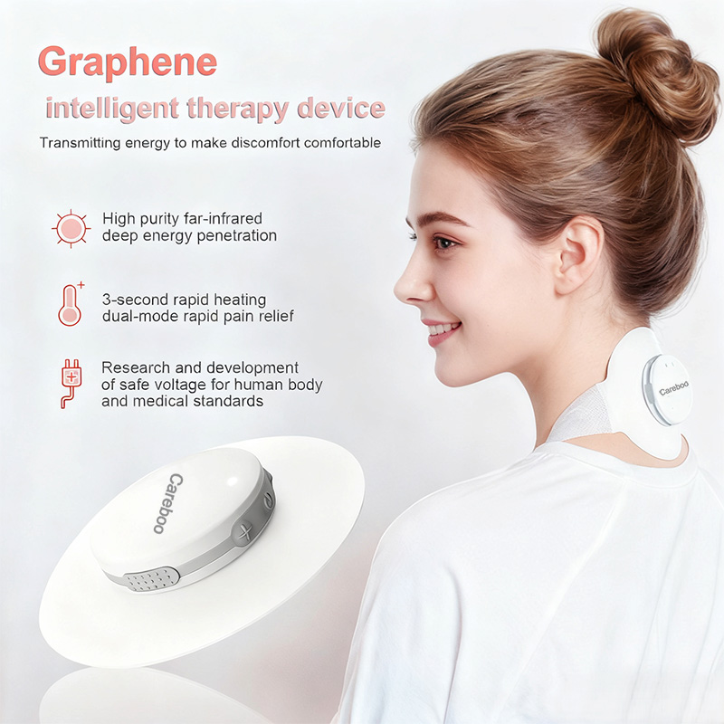 Heat Pack,Graphene Heat Pack,Portable Graphene intelligent therapydevice with 30 fixed patches, can be used for one month