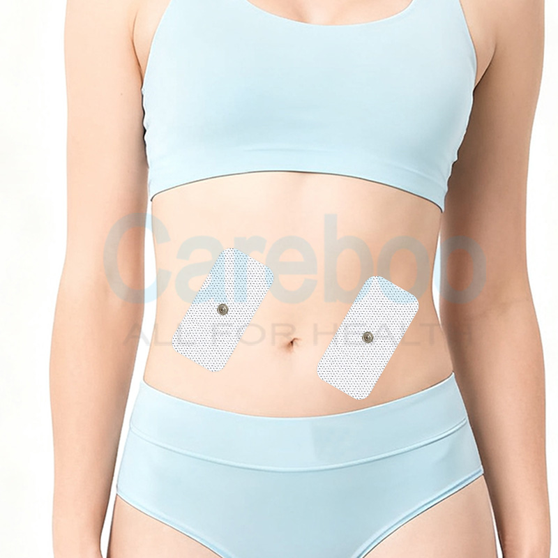 TENS Unit Replacement Pads, TENS Pads,2″x4″ (5x10cm) 3.5mm button Rectangle TENS Electrodes- 16 Pcs,five colors to choose