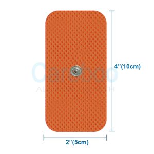 Careboo pad placement uses Careboo pad and tens machine electrodes. Place pads on athletic muscles to boost recovery. They use snap electrode for easy attachment. The pads are durable; replace with Replacement Pads after long use