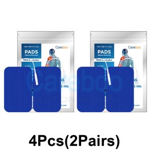 Careboo pad placement requires tens machine pads with carbon rubber electrodes. Place the pads on post-workout thigh muscles. They’re durable via carbon rubber, and when worn, use Replacement Pads. The stable stimulation speeds up muscle recovery