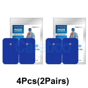 Tens CB8000 pads, with self-adhesive electrodes, work with tens machine electrodes. For ankle pain, place pads on the ankle’s inner/outer side. They’re flexible, moving with the ankle. Replace with Replacement Pads when sticky; they’re affordable