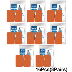 Electrotherapy electrodes (tens electrode pads) use carbon rubber electrodes for conductivity. Connect via tens machine electrodes. For jaw pain, place small pads on jaw sides. They’re discreet, easy to hide under clothes. Replace with Replacement Pads when needed.