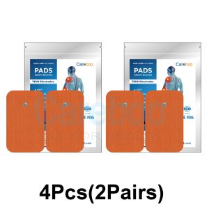 Tens CB8000 pads, with self-adhesive electrodes, work with tens machine electrodes. For ankle pain, place pads on the ankle’s inner/outer side. They’re flexible, moving with the ankle. Replace with Replacement Pads when sticky; they’re affordable