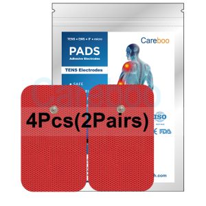 Muscle stimulator pads, as tens machine replacement pads, use ems electrode. Connect via tens machine electrodes. Place on weak muscles—EMS mode builds muscle. They’re easy to apply and suitable for post-injury rehabilitation