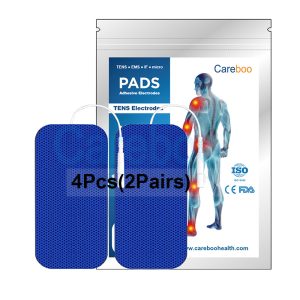 careboo tens pads are compatible with most careboo TENS machines, ideal for knee pain. Use tens electrode placement: stick pads on the inner and outer sides of the knee (avoid the joint). These electrotherapy electrodes deliver mild pulses, reducing stiffness. Suitable for people with arthritis or knee strain. Note: Wrap a bandage over pads if they slip during movement.