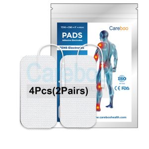 careboo tens pads are compatible with most careboo TENS machines, ideal for knee pain. Use tens electrode placement: stick pads on the inner and outer sides of the knee (avoid the joint). These electrotherapy electrodes deliver mild pulses, reducing stiffness. Suitable for people with arthritis or knee strain. Note: Wrap a bandage over pads if they slip during movement.