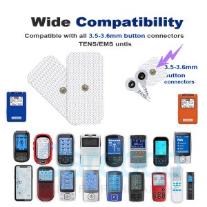 Estim pads (electrical stimulation pads) are a type of tens pads. Connect via tens machine electrodes. For wrist pain, place small pads on the wrist. They’re lightweight, won’t affect daily activities. Replace with Replacement Pads for continued use