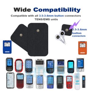 Careboo pads, paired with tens machine electrodes, use gel electrode for better contact. Place on legs to ease swelling. They’re reusable, saving cost. Replace with Replacement Pads only when gel wears; easy to maintain.