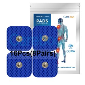 carbon rubber electrodes are durable tens electrodes, suitable for long-term use. Unlike self adhesive electrodes, they use electrode gel pad to stick to the skin—apply a thin layer of gel before use. They work well with cable tens (tens cables) for stable current transmission. Ideal for physical therapy clinics or home use. Tip: Clean the rubber surface with water after use to extend lifespan.