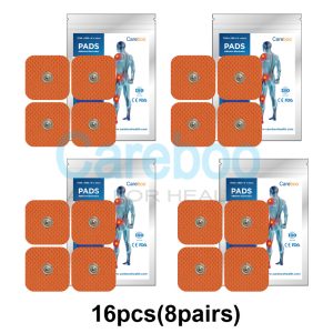 tens cb8000 pads are top-tier tens machine replacement pads, designed to match the TENS 3000 device’s performance. These self adhesive electrodes have strong stickiness, lasting 10-15 uses with proper care. As premium electrotherapy electrodes, they ensure stable current for pain relief. To use: Clean the skin, peel the pad’s backing, and attach to sore areas (e.g., shoulders). Ideal for users with chronic shoulder or back pain. Note: Replace pads once stickiness fades—don’t reuse worn ones.
