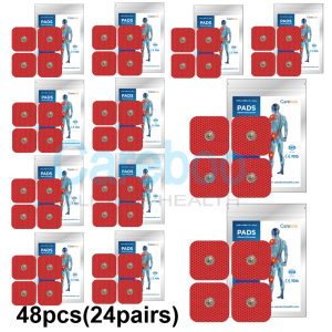 tens cb8000 pads are top-tier tens machine replacement pads, designed to match the TENS 3000 device’s performance. These self adhesive electrodes have strong stickiness, lasting 10-15 uses with proper care. As premium electrotherapy electrodes, they ensure stable current for pain relief. To use: Clean the skin, peel the pad’s backing, and attach to sore areas (e.g., shoulders). Ideal for users with chronic shoulder or back pain. Note: Replace pads once stickiness fades—don’t reuse worn ones.