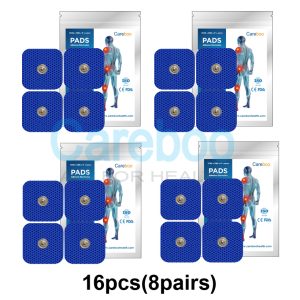 tens cb8000 pads are top-tier tens machine replacement pads, designed to match the TENS 3000 device’s performance. These self adhesive electrodes have strong stickiness, lasting 10-15 uses with proper care. As premium electrotherapy electrodes, they ensure stable current for pain relief. To use: Clean the skin, peel the pad’s backing, and attach to sore areas (e.g., shoulders). Ideal for users with chronic shoulder or back pain. Note: Replace pads once stickiness fades—don’t reuse worn ones.