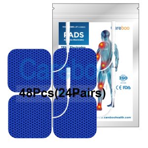 carbon rubber electrodes are durable tens electrodes, made to withstand frequent use. Unlike self adhesive electrodes, they require electrode gel pad to stick—apply a small amount before each use. They work well with cable tens, ensuring consistent current. Suitable for physical therapy clinics or home users with chronic pain. Tip: Clean rubber surfaces with soap and water after use.