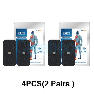 Tens electrodes for breast (specific pads) pair with tens machine electrodes. Use gentle gel electrode to avoid skin irritation. Place pads around the breast (not on the breast). They ease chest muscle soreness; replace with Replacement Pads when sticky.
