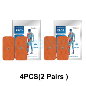 Tens electrodes for breast (specific pads) pair with tens machine electrodes. Use gentle gel electrode to avoid skin irritation. Place pads around the breast (not on the breast). They ease chest muscle soreness; replace with Replacement Pads when sticky.