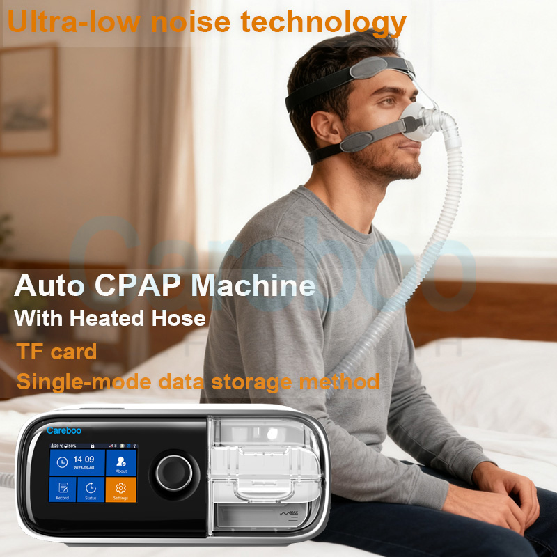 CPAP Machines for Snoring stop,Ultra-low noise technology,Auto CPAP Machine with Heated Hose & Auto CPAP Machine,Data storage:TF card