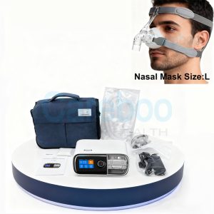 The CPAP nasal mask is a key accessory for CPAP therapy, designed to fit snugly over the nose for leak-free air delivery. Made with soft, hypoallergenic materials, it minimizes skin irritation and ensures all-night comfort. Compatible with most CPAP and Auto CPAP machines, it’s easy to adjust for a personalized fit. The mask’s streamlined design reduces bulk, allowing side sleepers to rest comfortably. It effectively delivers pressurized air to keep airways open, addressing snoring and sleep apnea. Perfect for those who prefer nasal breathing, this mask enhances therapy compliance and overall sleep quality.
