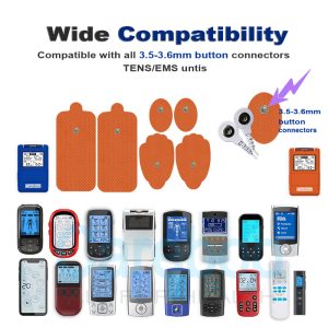 Tens machine pads boots with carbon rubber electrodes are for foot pain. Self adhesive electrodes keep them stuck on soles. Connect to tens machine electrodes—they ease plantar fasciitis pain. Replace with Replacement Pads when carbon rubber wears
