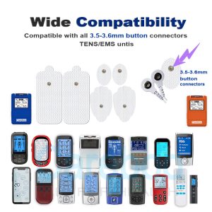 Tens machine pads boots with carbon rubber electrodes are for foot pain. Self adhesive electrodes keep them stuck on soles. Connect to tens machine electrodes—they ease plantar fasciitis pain. Replace with Replacement Pads when carbon rubber wears
