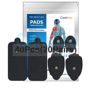 Cables para electrodos tens connect tens pad with snap electrode to tens machine. The long cables let you place pads on upper back easily. Plug cables firmly to avoid current loss. Match with any snap-compatible tens electrode pads