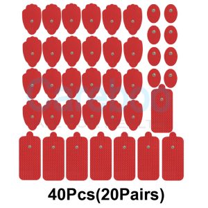 Electrode gel pad works with tens neck pain placement. Stick it on back of neck (above hairline) and connect to tens machine electrodes. The gel doesn’t dry out quickly, so it can be used multiple times. Replace with Replacement Pads when gel loses stickiness