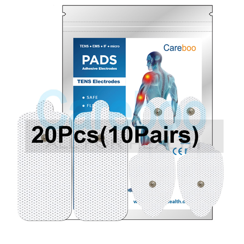 TENS Unit Replacement Pads, TENS Pads,TENS Electrodes,Three sizes of electrode sheets,3.5mm button TENS Electrodes- 20 Pcs,five colors to choose