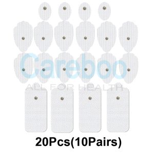 Careboo pads as electrotherapy electrodes work with tens machine electrodes. As stim pads, stick them on calf muscles to ease edema. They promote blood circulation well, and no frequent replacement—only use Replacement Pads when gel wears